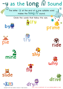 Reading: Long O Digraphs Worksheet for kids
